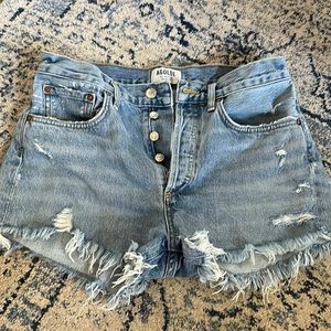 Agolde Parker Denim Shorts